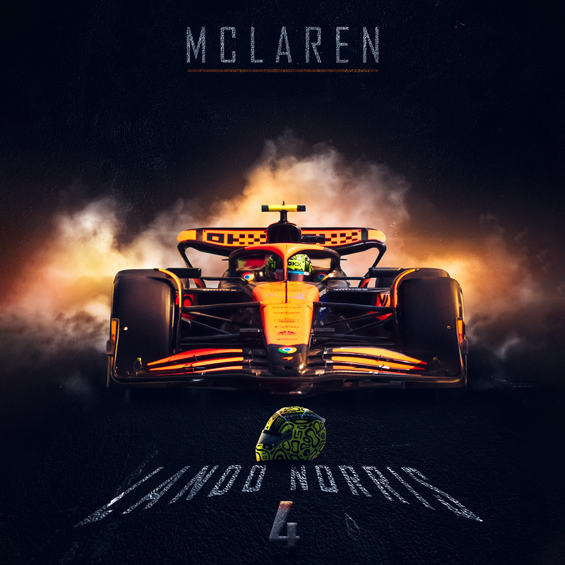 Tela F1 Lando Norris, vista 2