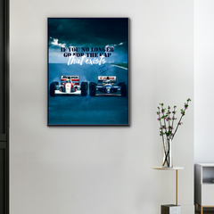 Tela F1 Ayrton Senna Tutto o Niente