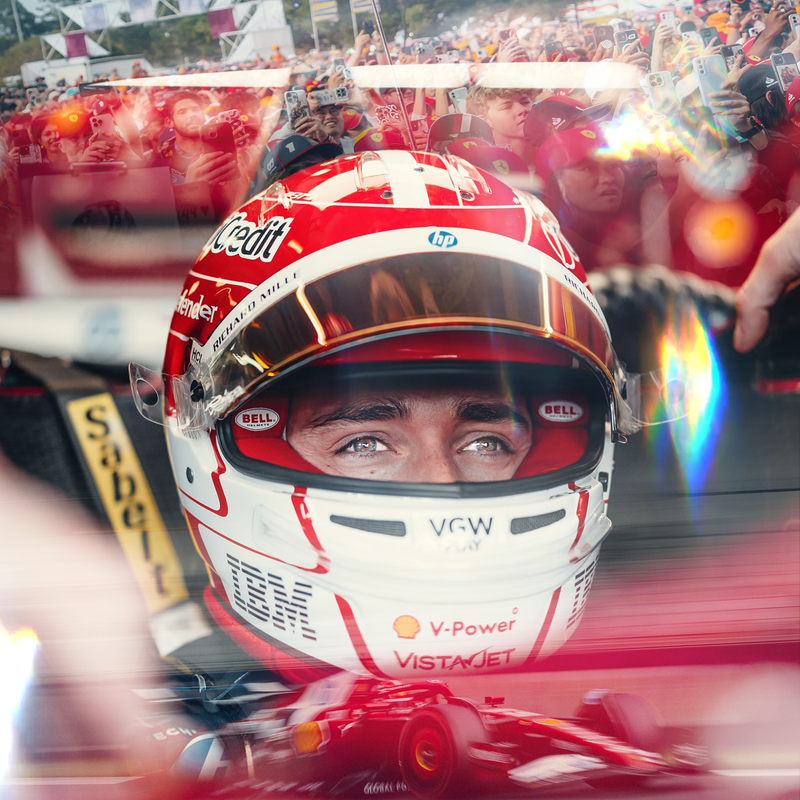 Stampa su tela F1 Negli Occhi di Charles Leclerc, vista 2