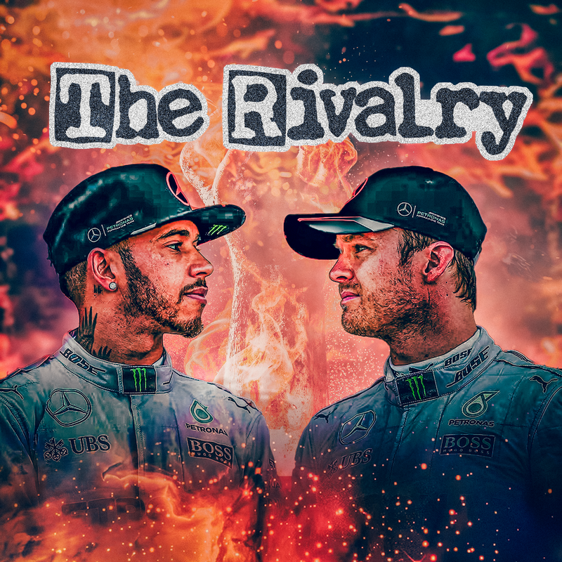 Tela su tela F1 Lewis Hamilton & Nico Rosberg The Rivalry, vista 2