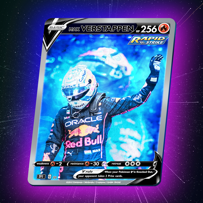 Stampa su tela F1 Max Verstappen Carta Leggendaria, vista 2