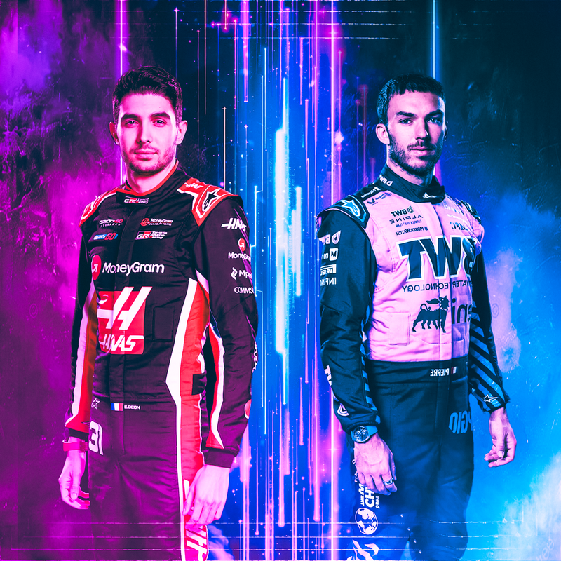 Tela F1 Esteban Ocon x Pierre Gasly Rivali dal Sangue Freddo, vista 2