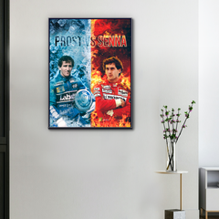 Stampa su tela F1 Prost VS Senna