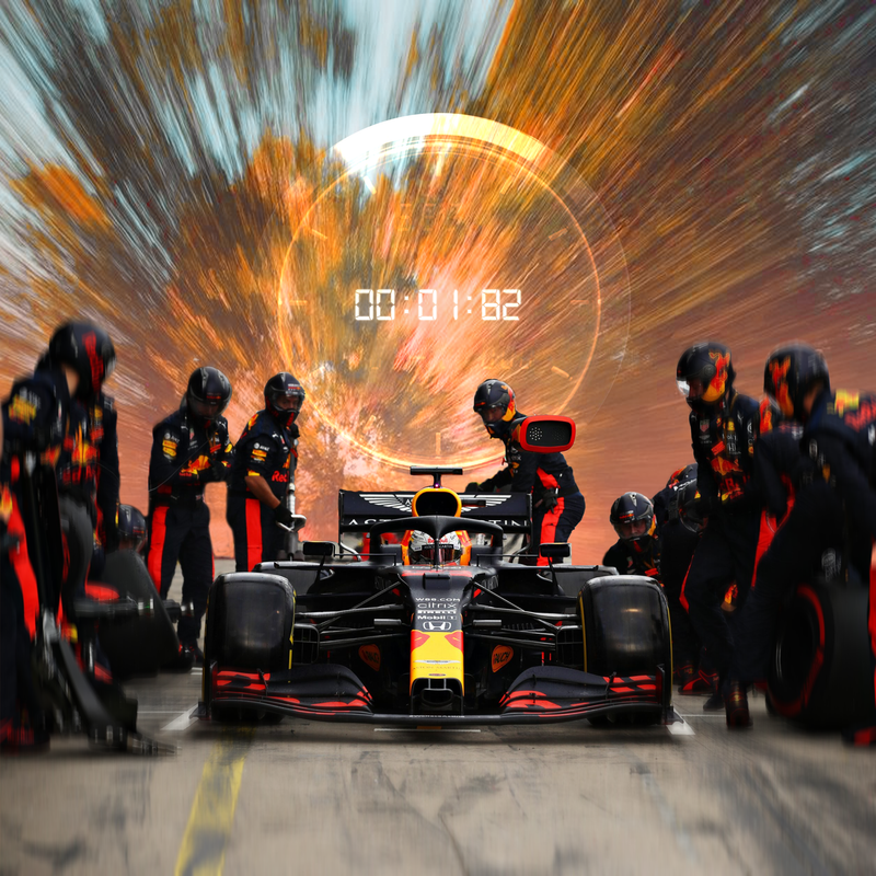 Tela F1 Verstappen x Red Bull Una Seconda per Regnare, vista 2