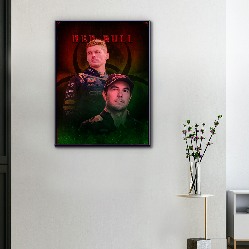 Tela F1 Max Verstappen x Sergio Pérez, vista 1