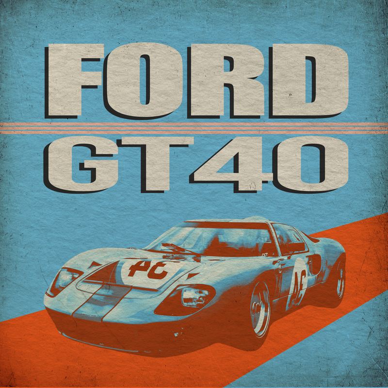 Tela Ford GT40 – Gulf Legacy, vista 2