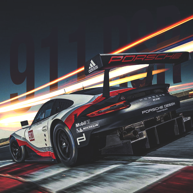 Tela Porsche 911 GT3 RSR, vista 2