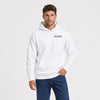Sweat Chevrolet Camaro Iroc Z Sunset Spec blanc vu de face en plan rapproché avec logo Tourismo
