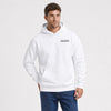Sweat Chevrolet Chevelle Ss 454 Big Block Authority blanc vu de face en plan rapproché avec logo Tourismo