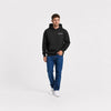 Sweat Chevrolet Chevelle Ss 454 Big Block Authority noir vu de face en plan large avec logo Tourismo