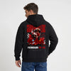 Sweat F1 Charles Leclerc noir à capuche vu de dos avec design Signature Ferrari SF-26