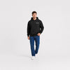 Sweat F1 George Russell Signature noir vu de face en plan large avec logo Tourismo