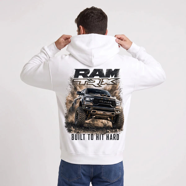 Sweat RAM TRX Built to Hit Hard blanc porté de dos