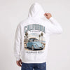 Sweat Volkswagen Beetle California Aircooled blanc porté de dos