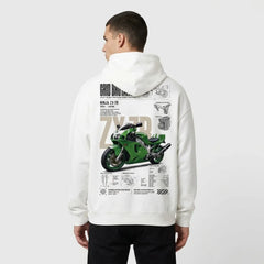 Felpa Grid Brutalism Kawasaki ZX-7R