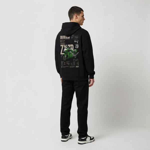 Sweat Grid Brutalism Kawasaki ZX-7R Tourismo Clothing, vue supplémentaire.
