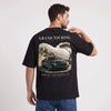T-shirt Bentley Continental GT Grand Touring Society noir, visuel automobile vu de dos