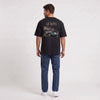 T-shirt Jaguar D-Type Le Mans N°6: Born for Le Mans, nera, vista posteriore