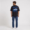 T-shirt Jaguar XJ220 noir vu de dos avec design Private Run