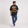 T-shirt Volkswagen Beetle Baja Bug Desert Misfit noir vu de dos