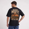 T-shirt Volkswagen Beetle Baja Bug Desert Misfit noir porté de dos